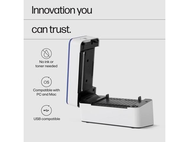 HP - Shipping Label Printer, 4x6 Commercial Grade Direct Thermal - 203 DPI - image 6