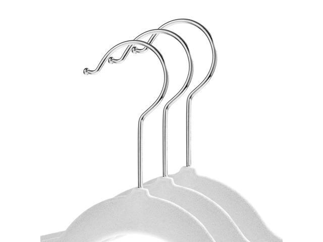 Casafield 50 Ivory Velvet Suit Hangers - Space-Saving Non-Slip Clothes Hanger