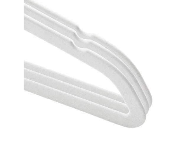 Casafield 50 Ivory Velvet Suit Hangers - Space-Saving Non-Slip Clothes Hanger