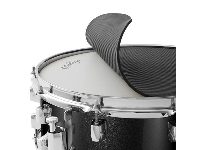 Ashthorpe Snare Drum Set with Remo Head (Black) - Student Beginner Kit with Stand, Padded Gig Bag, Practice Pad, Neck Strap, and Sticks