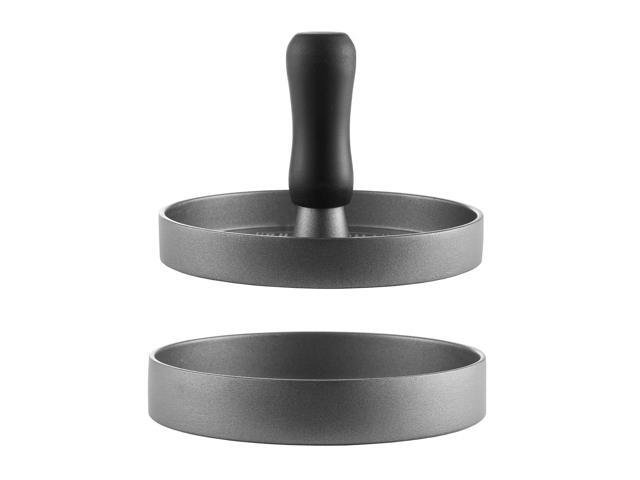 Pure Grill Burger Press - Aluminum BBQ Patty Maker with 100 Wax Papers for Grilling Hamburger Patties