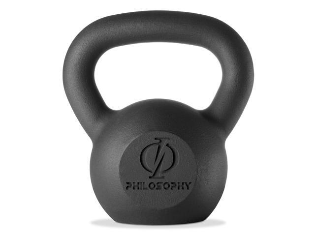 Philosophy Gym Cast Iron Kettlebell Weight, 40 lbs