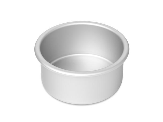 Last Confection 4' x 2' Round Cake Pan, Anodized Aluminum Cake Pan Baking Tin Mold, Professional Bakeware