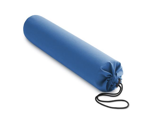 Saloniture Microfiber Cylinder Pillow Case Cover for Massage Table Bolsters - 30 x 6 Inch with Drawstring Closure, Navy