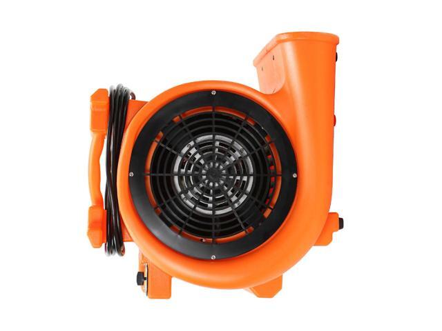 Dryser 6pk Air Mover Carpet Dryer 3 Speed 1 HP Industrial Floor Fan - Orange Stackable Carpet Drying Fan Floor Blower