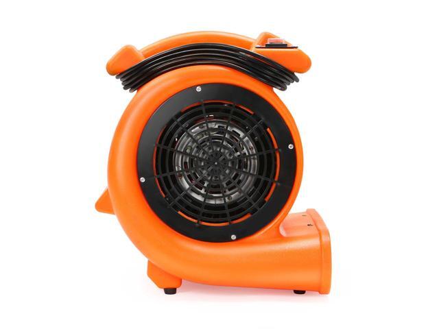 Dryser Air Mover Carpet Dryer 2 Speed 1/2 HP Industrial Floor Fan - Orange Carpet Drying Fan Floor Blower