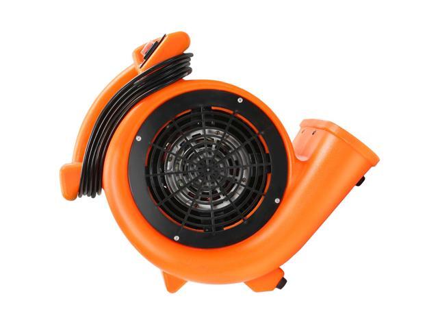 Dryser Air Mover Carpet Dryer 2 Speed 1/2 HP Industrial Floor Fan - Orange Carpet Drying Fan Floor Blower