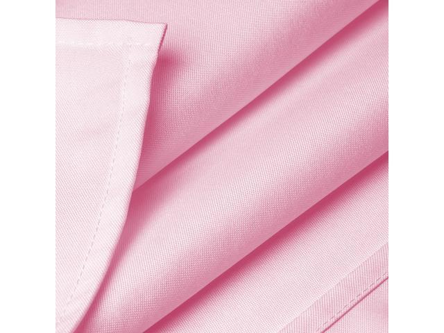 Lann's Linens - 90' x 132' Premium Tablecloth for Wedding / Banquet / Restaurant - Rectangular Polyester Fabric Table Cloth - Pink