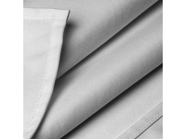 Lann's Linens - 10 Premium 60' x 102' Tablecloths for Wedding / Banquet / Restaurant - Rectangular Polyester Fabric Table Cloths - Silver