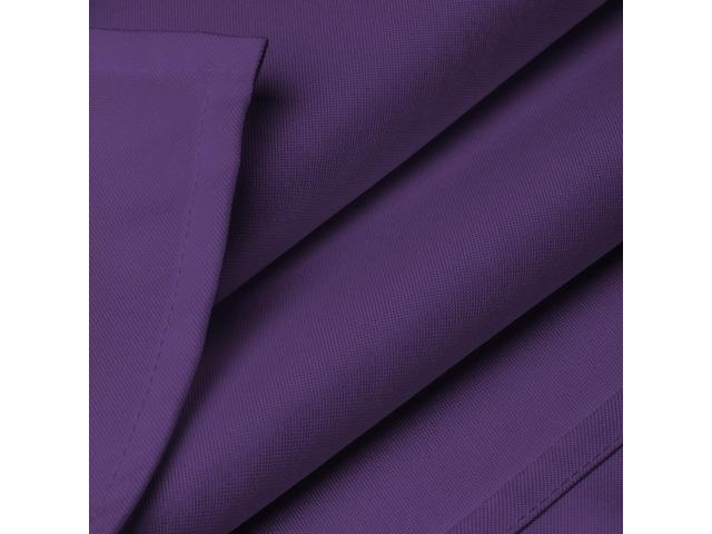 Lann's Linens - 60' x 126' Premium Tablecloth for Wedding / Banquet / Restaurant - Rectangular Polyester Fabric Table Cloth - Purple