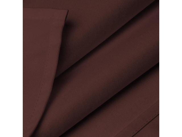 Lann's Linens - 90' x 132' Premium Tablecloth for Wedding / Banquet / Restaurant - Rectangular Polyester Fabric Table Cloth - Chocolate Brown