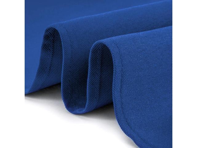 Lann's Linens - 90' x 156' Premium Tablecloth for Wedding / Banquet / Restaurant - Rectangular Polyester Fabric Table Cloth - Royal Blue