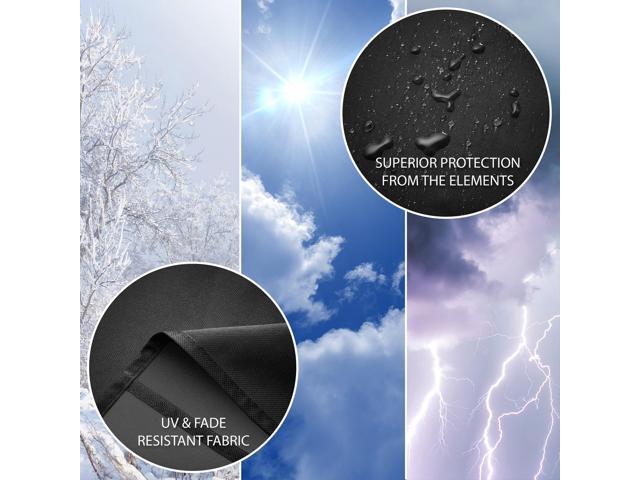 Pure Grill 27-Inch Ceramic Grill Cover - Universal Fit for All Extra Large Kamado Charcoal BBQ Brands - Heavy-Duty, Waterproof, Fade Resistant...