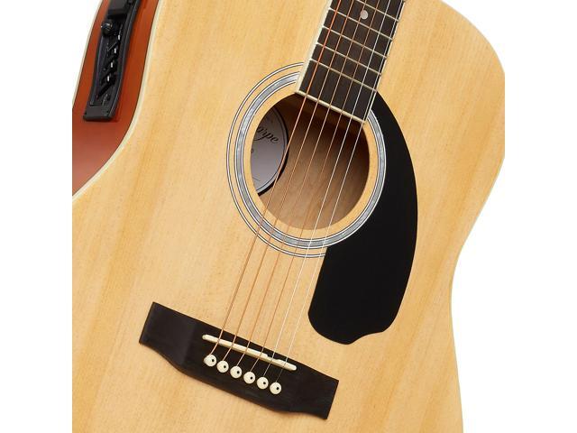Ashthorpe Full-Size Dreadnought Acoustic Electric Guitar Package with 10 Watt Amp - Natural