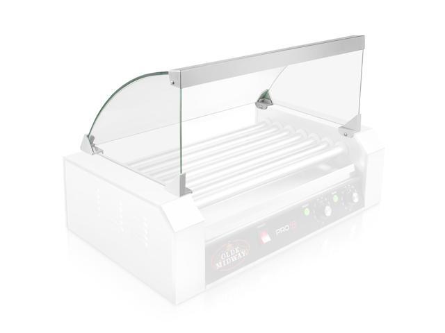 Olde Midway Glass Cover ONLY for Hot Dog 7 Roller Grill Cooker Machine - Replacement or Upgrade