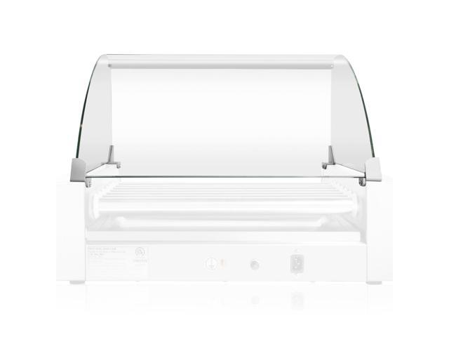 Olde Midway Glass Cover ONLY for Hot Dog 7 Roller Grill Cooker Machine - Replacement or Upgrade