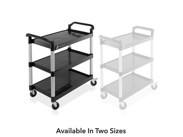 Jubilee Heavy-Duty 3-Tier Utility Service Cart with Wheels, 40.25' x 38.5'