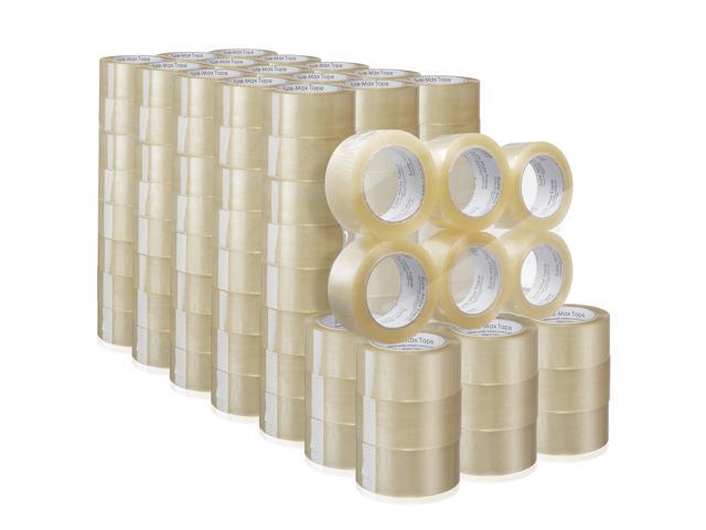 Sure-Max Premium Carton Packing Tape 1.8 mil 330 Feet (110 yards) - Clear - 4 cases (144 Rolls Total)