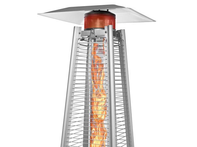 Thermo Tiki Outdoor Propane Patio Heater - Commercial LP Gas Porch & Deck Heater - Black