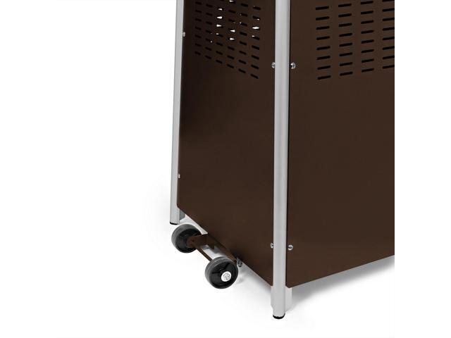 Thermo Tiki Outdoor Propane Patio Heater - Commercial LP Gas Porch & Deck Heater - Mocha