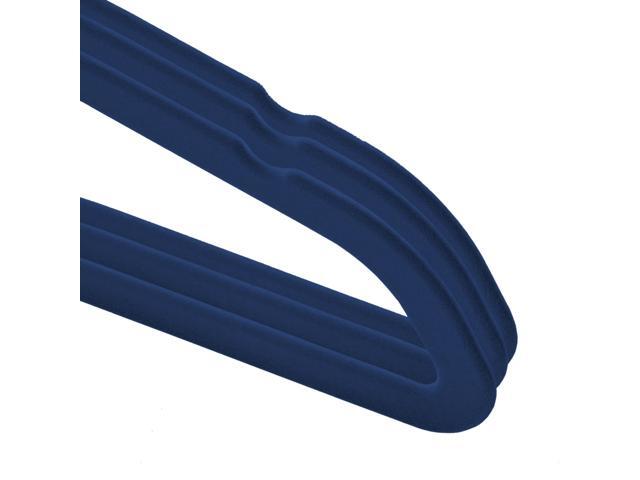 Casafield 100 Velvet Baby Hangers - 11' Size for Infant & Toddler Clothes - Royal Blue