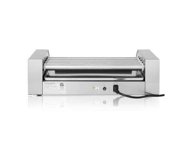 Olde Midway Electric 12 Hot Dog 5 Roller Grill Cooker Machine 700-Watt - Commercial Grade