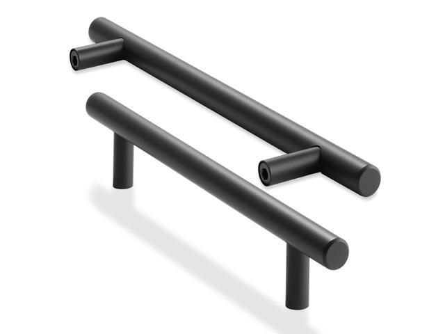 Cauldham 25 Pack Kitchen Cabinet Round Pulls Handles (5' Hole Centers) - Drawer/Door Hardware - Style M272 - Matte Black