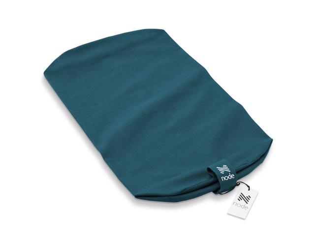 Node Fitness Replacement Cover for 25' x 12' Rectangular Bolster - Organic Cotton Yoga Meditation Cushion Cover, Teal