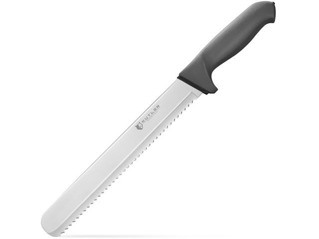 KUTLER Professional 10-Inch Bread Knife and Cake Slicer with Serrated Edge - Ultra-Sharp Stainless Steel Cutlery