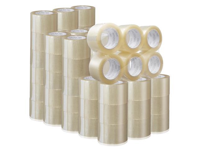 Sure-Max Premium Carton Packing Tape 2.0 mil 330 Feet (110 yards) - Clear - 12 Rolls