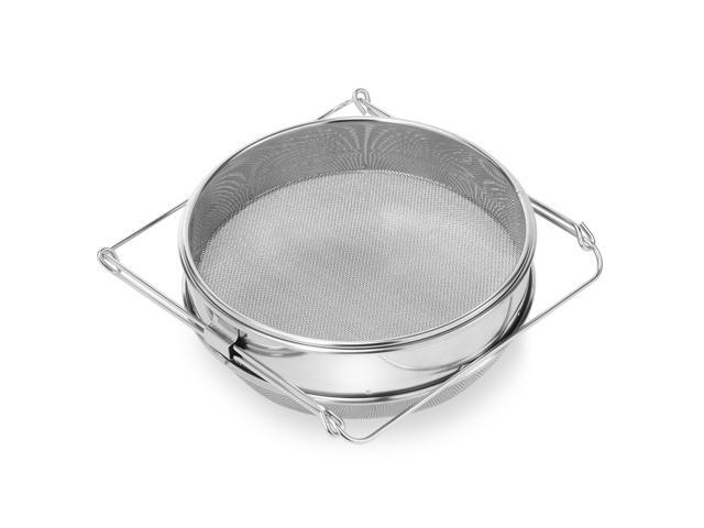 Honey Keeper Honey Strainer Double Sieve #304 Stainless Steel Beekeeping Equipment Mesh Filter Screen