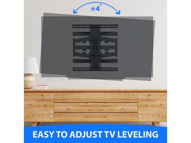 Mount Factory Heavy-Duty Full Motion TV Wall Mount - Articulating Swivel Bracket Fits Flat Screen Televisions from 42' to 70' (VESA 400 x 600...