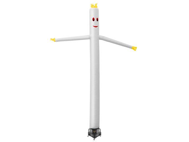 Cloud 9 Inflatable Wacky Waving Tube Man with Blower, White 20 ft Dancing Air Puppet with Flailing Arms