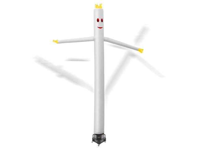 Cloud 9 Inflatable Wacky Waving Tube Man with Blower, White 20 ft Dancing Air Puppet with Flailing Arms