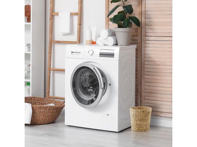 Casafield Water Hyacinth Waste Basket - Natural, Woven Wicker Trash Can for Bathroom, Bedroom, Laundry Room, Home Office