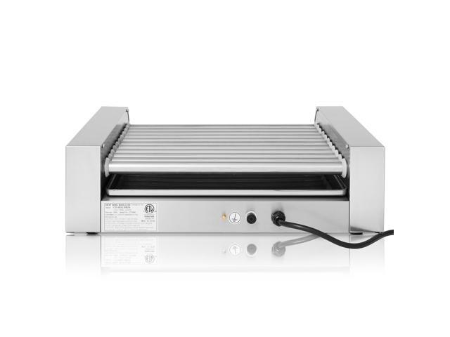 Olde Midway Electric 30 Hot Dog 11 Roller Grill Cooker Machine 1400-Watt - Commercial Grade