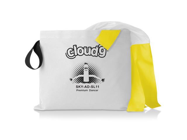 Cloud 9 Inflatable Wacky Waving Tube Man, White 20 ft Dancing Air Puppet with Flailing Arms