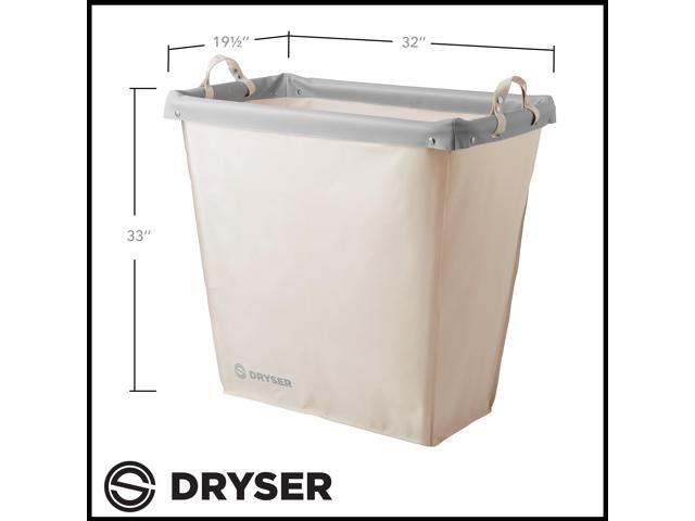Dryser Large Replacement Commercial Laundry Heavy-duty Canvas Liner for Model 320L White