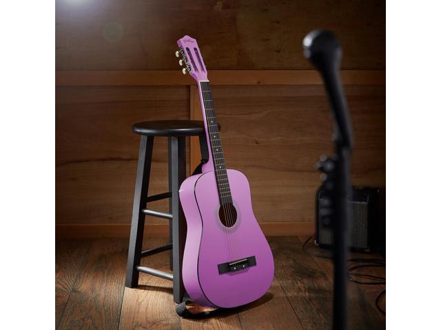Ashthorpe 38-inch Beginner Acoustic Guitar Package (Purple), Basic Starter Kit w/ Gig Bag, Strings, Strap, Tuner, Pitch Pipe, Picks