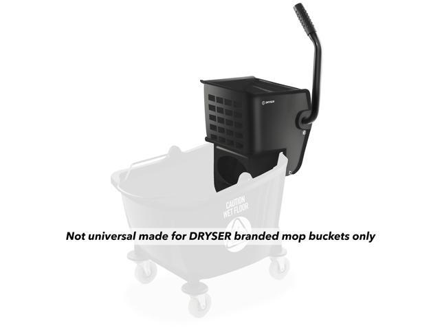 Side Press Wringer Replacement for Dryser Branded Commercial Mop Bucket, 26 and 33 qt. - Black