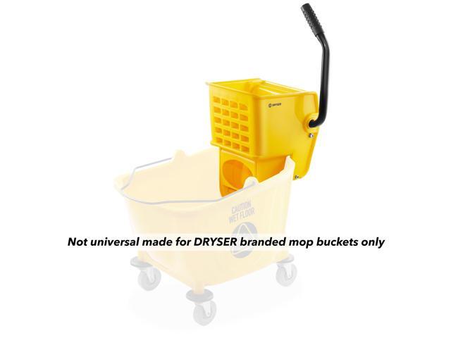 Side Press Wringer Replacement for Dryser Branded Commercial Mop Bucket, 26 and 33 qt.- Yellow