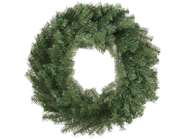 Casafield 30' Fir Artificial Christmas Wreath Holiday DÃ©cor, 220 PVC Tips for Front Door, Window, or Mantel