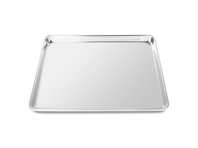 Last Confection 12 Cookie Baking Sheets 15' x 21' - Rimmed Aluminum Jelly Roll Trays - Three-Quarter Sheet Pans