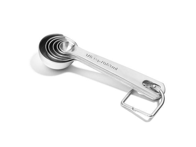 Last Confection Stainless Steel Measuring Spoons, Set of 6 for Dry Spices and Liquid Cooking & Baking Ingredients