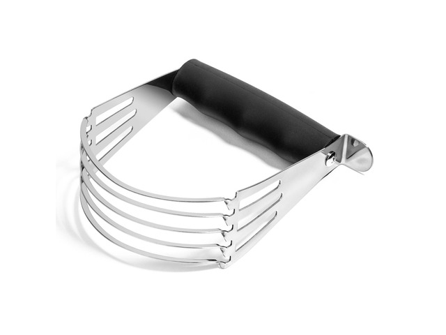 last confection pastry blender dough cutter soft grip handle & stainless steel blades professional flour mixer for pasta, pie crust and cake