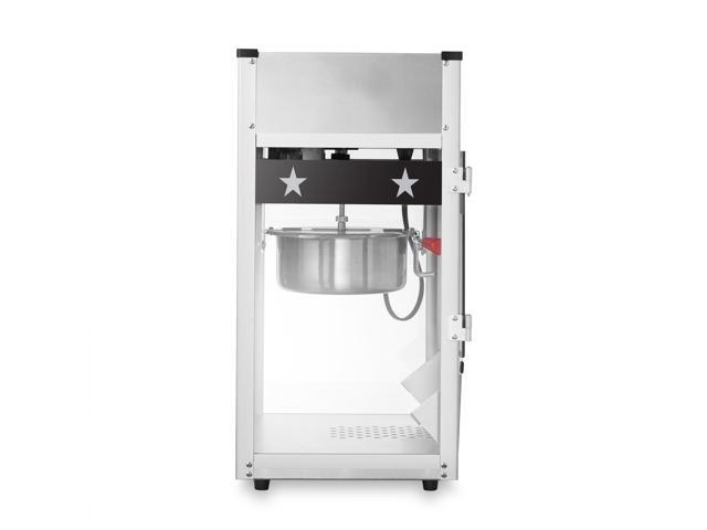 Olde Midway Commercial Popcorn Machine Maker Popper with 8-Ounce Kettle - Black