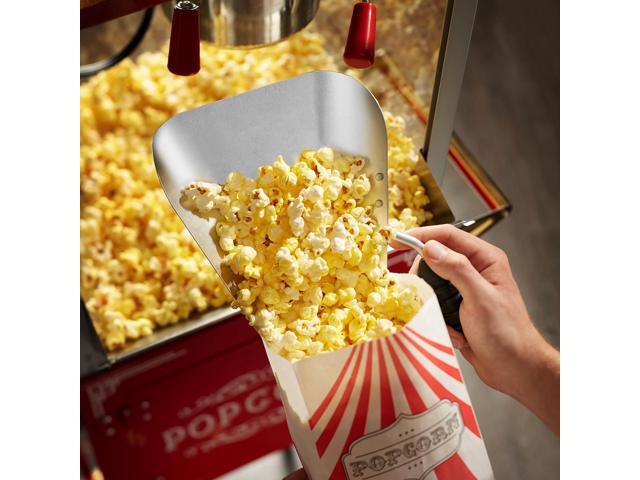 Olde Midway Commercial Popcorn Scoop, Aluminum Speed Scooper for Filling Bags and Boxes