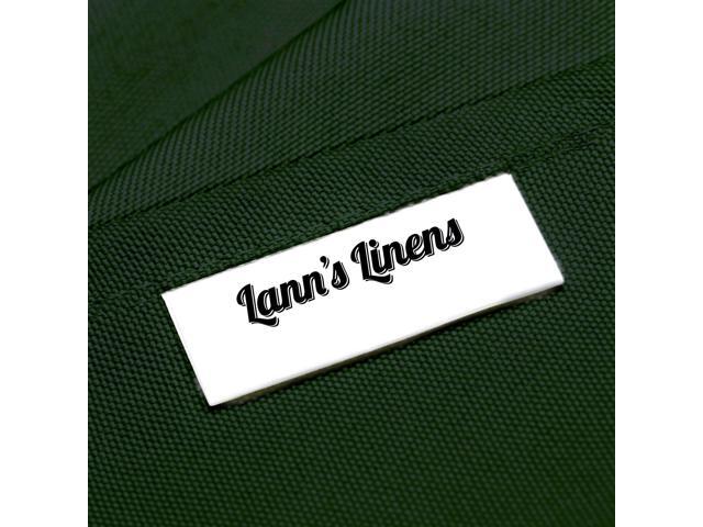 Lann's Linens - 70' Square Premium Tablecloth for Wedding / Banquet / Restaurant - Polyester Fabric Table Cloth - Hunter Green