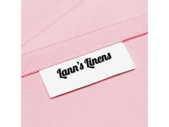 Lann's Linens - 70' Square Premium Tablecloth for Wedding / Banquet / Restaurant - Polyester Fabric Table Cloth - Pink