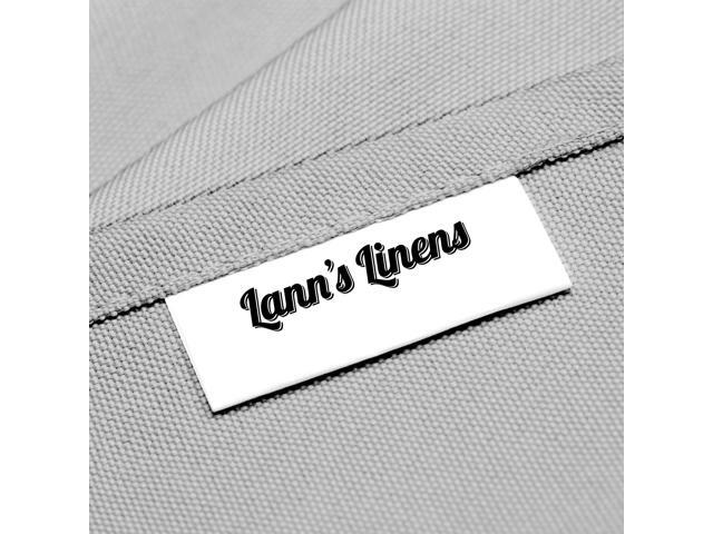 Lann's Linens - 70' Square Premium Tablecloth for Wedding / Banquet / Restaurant - Polyester Fabric Table Cloth - Silver